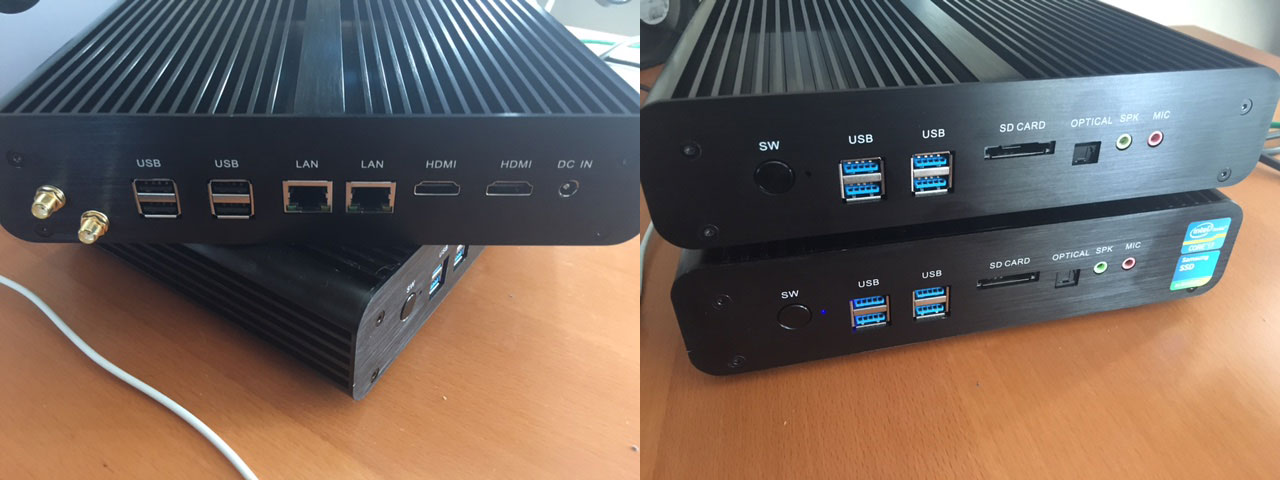 Intel J1900 4 LAN NICs Firewall Router Network Server MiniPC MNHO-028